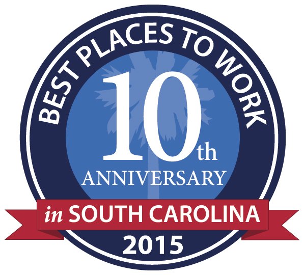 2015 Best Places to Work in south carolina 2015 10th anniversary