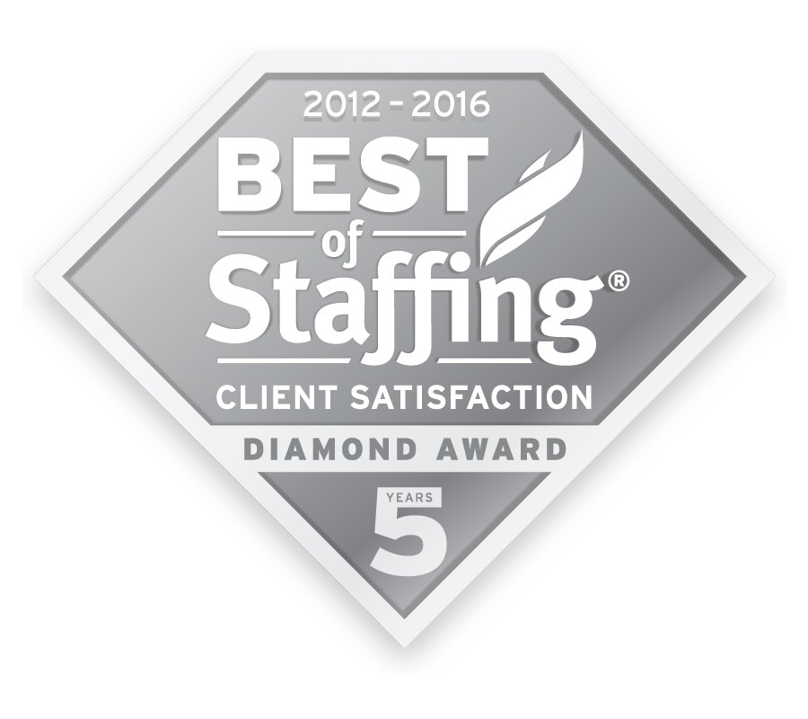2012-2016 best of staffing client satisfaction diamond award 5