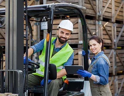 Forklift Drivers are some of the best paying jobs in a warehouse.